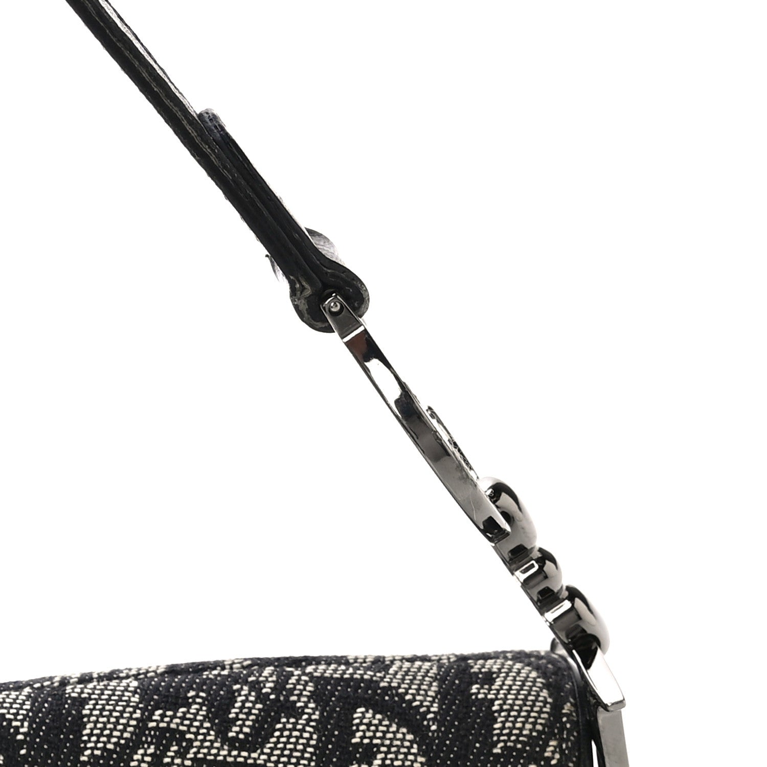 Christian Dior Monogram Saddle Bag Black 14 of 14