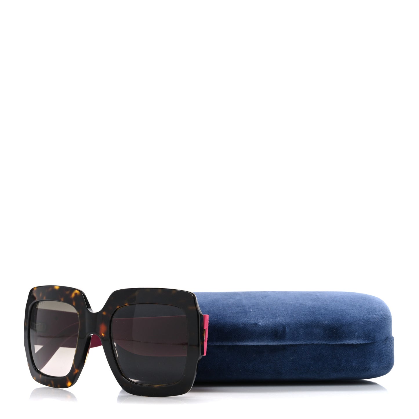 Square Frame GG0102S Sunglasses Glitter Pink Multi