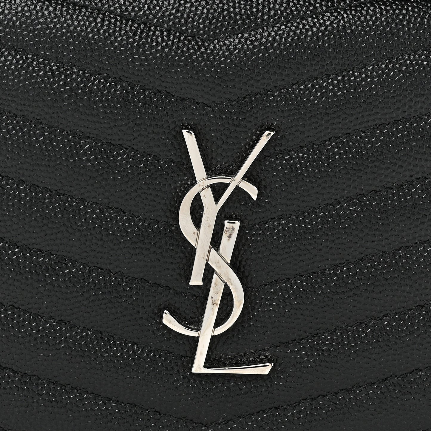 Grain De Poudre Matelasse Monogram Mini Lou Camera Bag Black