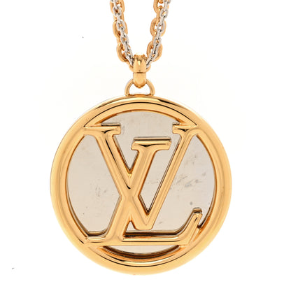 Louis Vuitton Louise Long Necklace Gold 4 of 7
