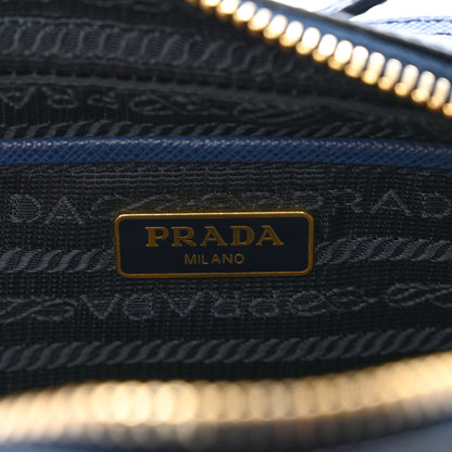 Prada Saffiano Fiocco Bow Camera Crossbody Bag Bluette 6 of 8