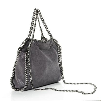 Stella McCartney Shaggy Deer Studded Mini Star Falabella Tote Grey 3 of 6