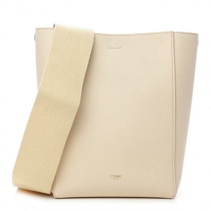 Celine Soft Grained Calfskin Small Sangle Bucket Bag Vanilla 1 of 10