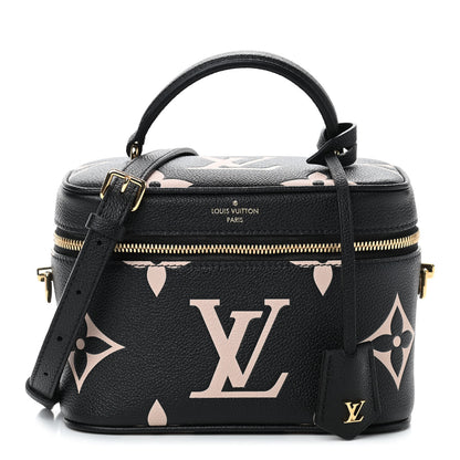 Louis Vuitton Empreinte Monogram Giant Vanity PM Black Beige 1 of 4