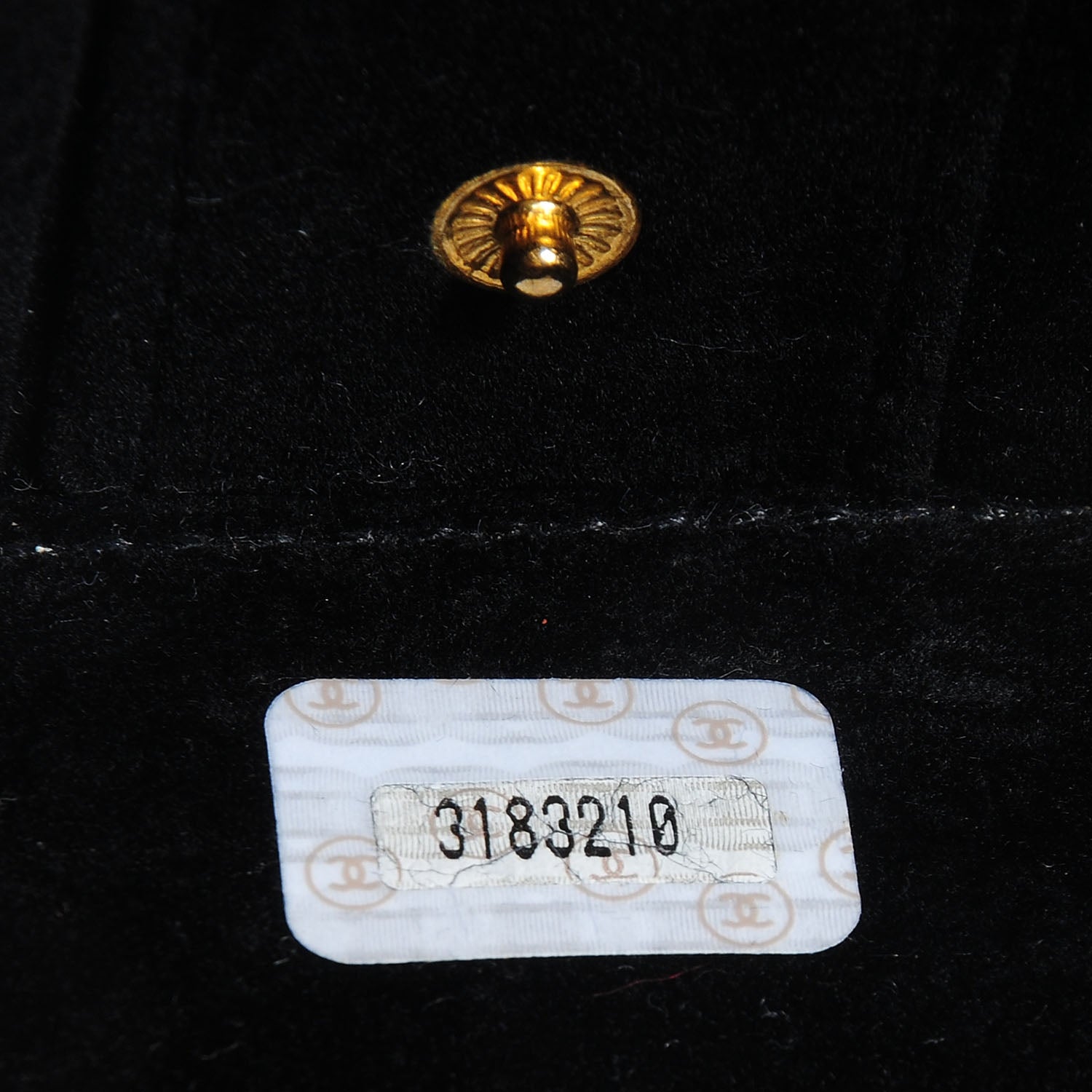 Chanel Patent Round Jewelry Travel Case Black 7 of 9