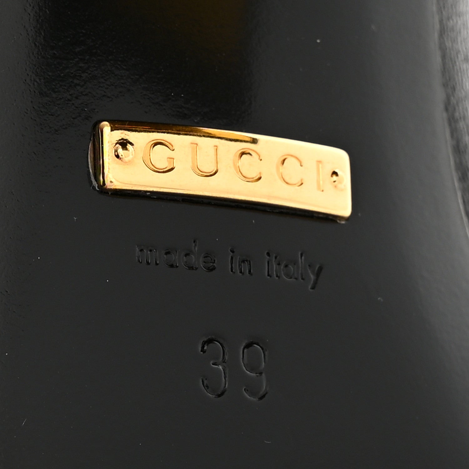 Gucci Malaga Kid Horsebit 75mm Pumps 39 Black 7 of 10