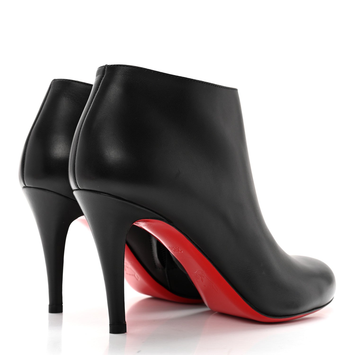 Christian Louboutin Calfskin Belle 85 Ankle Boots 35.5 Black 4 of 7