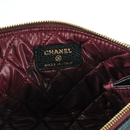 Chanel Caviar Quilted Small Cosmetic Case Black 6 of 8
