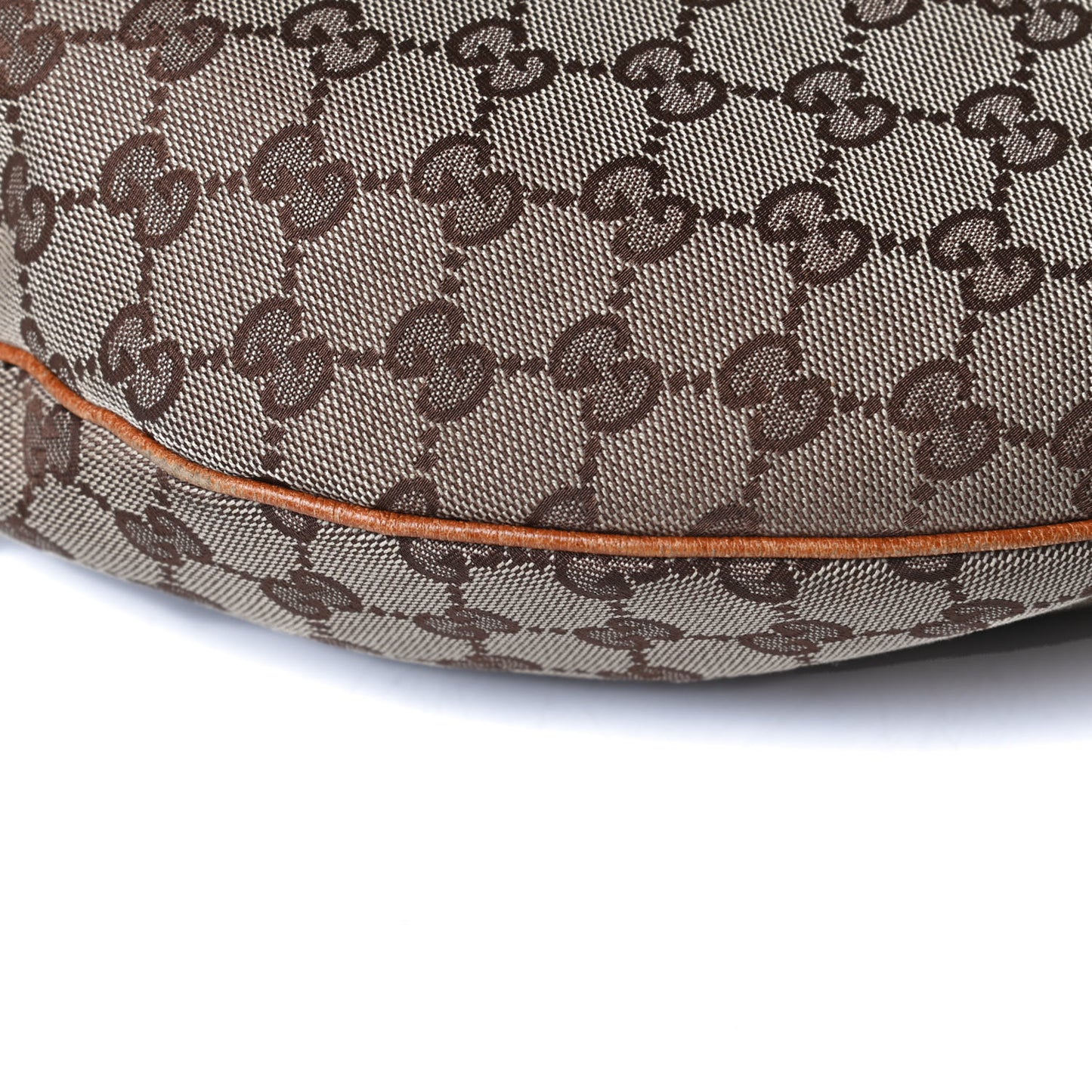 Monogram Horsebit Glam Hobo Tan