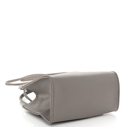 Telfar Vegan Leather Small Shopping Bag Grey 4 of 9