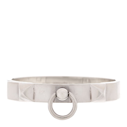Hermes Sterling Silver PM Collier De Chien Bracelet SH 1 of 3