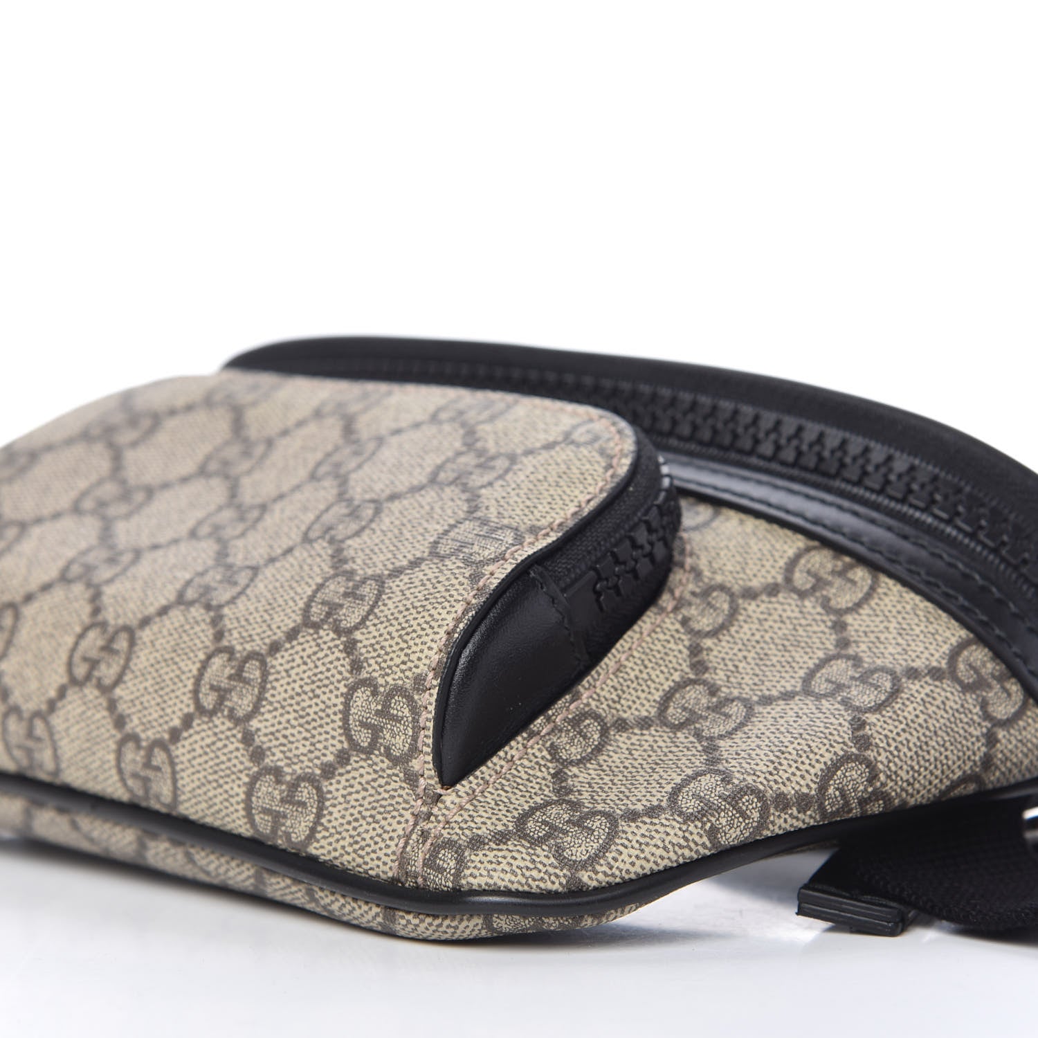 Gucci GG Supreme Monogram Belt Bag Black 7 of 11