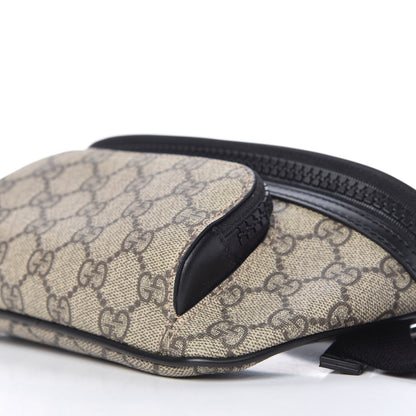 Gucci GG Supreme Monogram Belt Bag Black 7 of 11