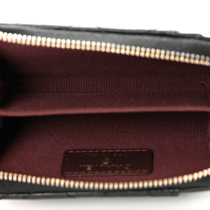 Chanel Lambskin Quilted Zip Card Holder Black 5 of 12