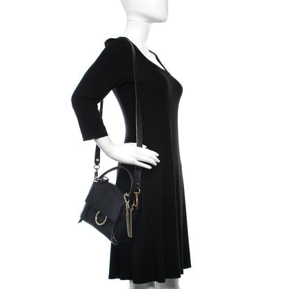 Chloe Calfskin Mini Faye Day Shoulder Bag Black 2 of 10