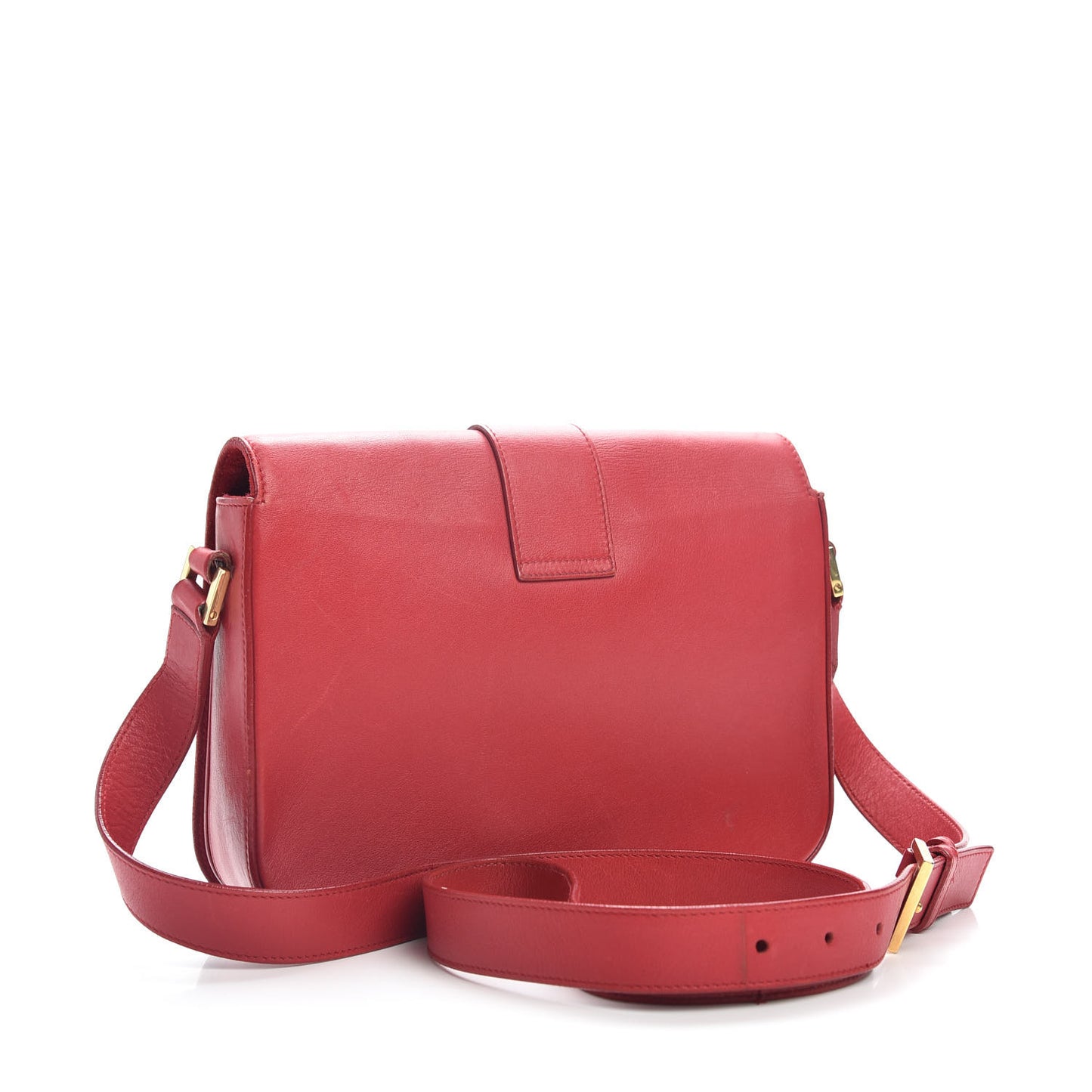 Calfskin Classic Y Satchel Red