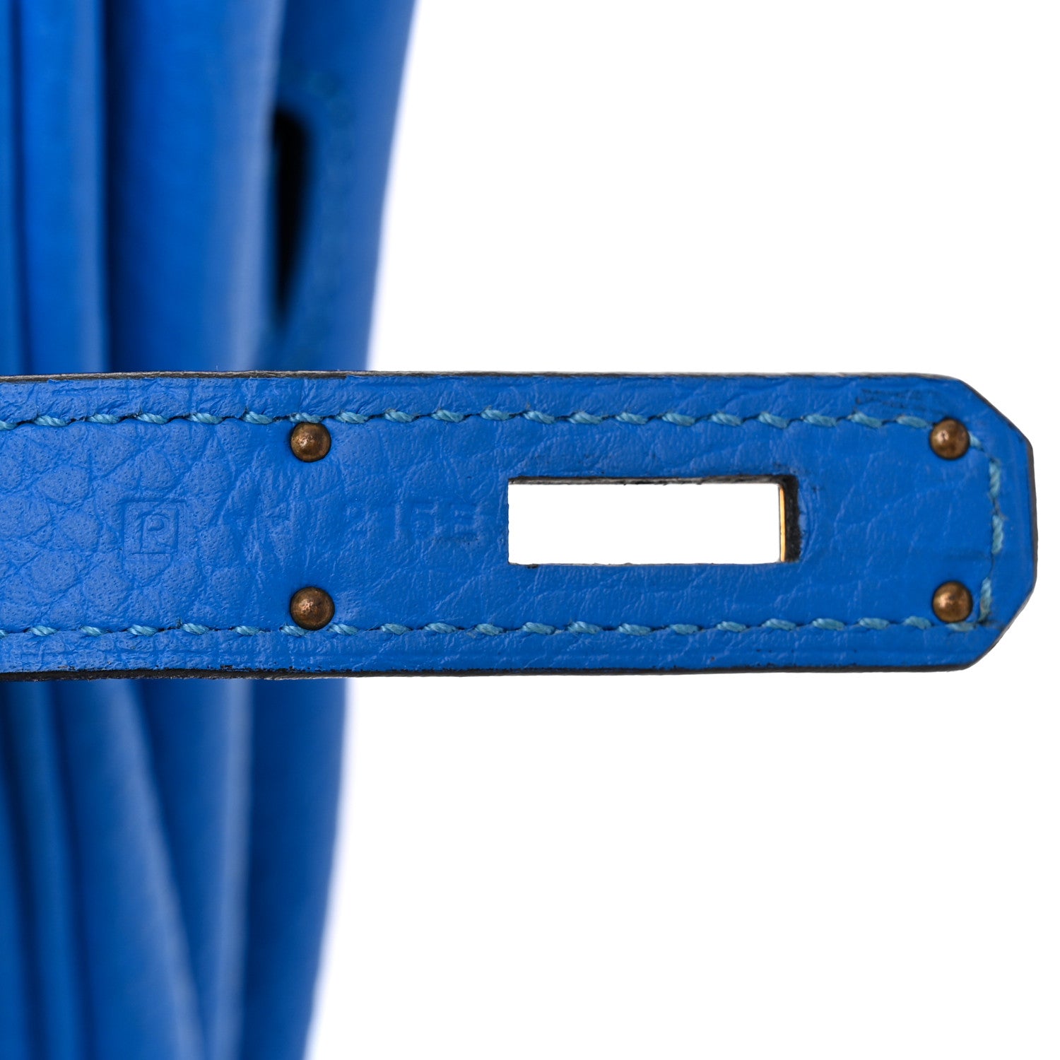 Hermes Taurillon Clemence Birkin 35 Bleu Hydra 7 of 11