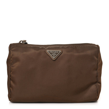 Prada Nylon Vela Cosmetic Pouch Corinto 1 of 9