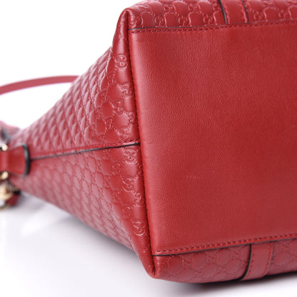 Gucci Soft Microguccissima Dome Satchel Red 8 of 10