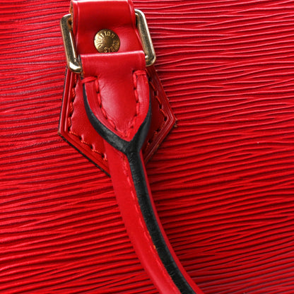 Louis Vuitton Epi Speedy 25 Castillan Red 14 of 15