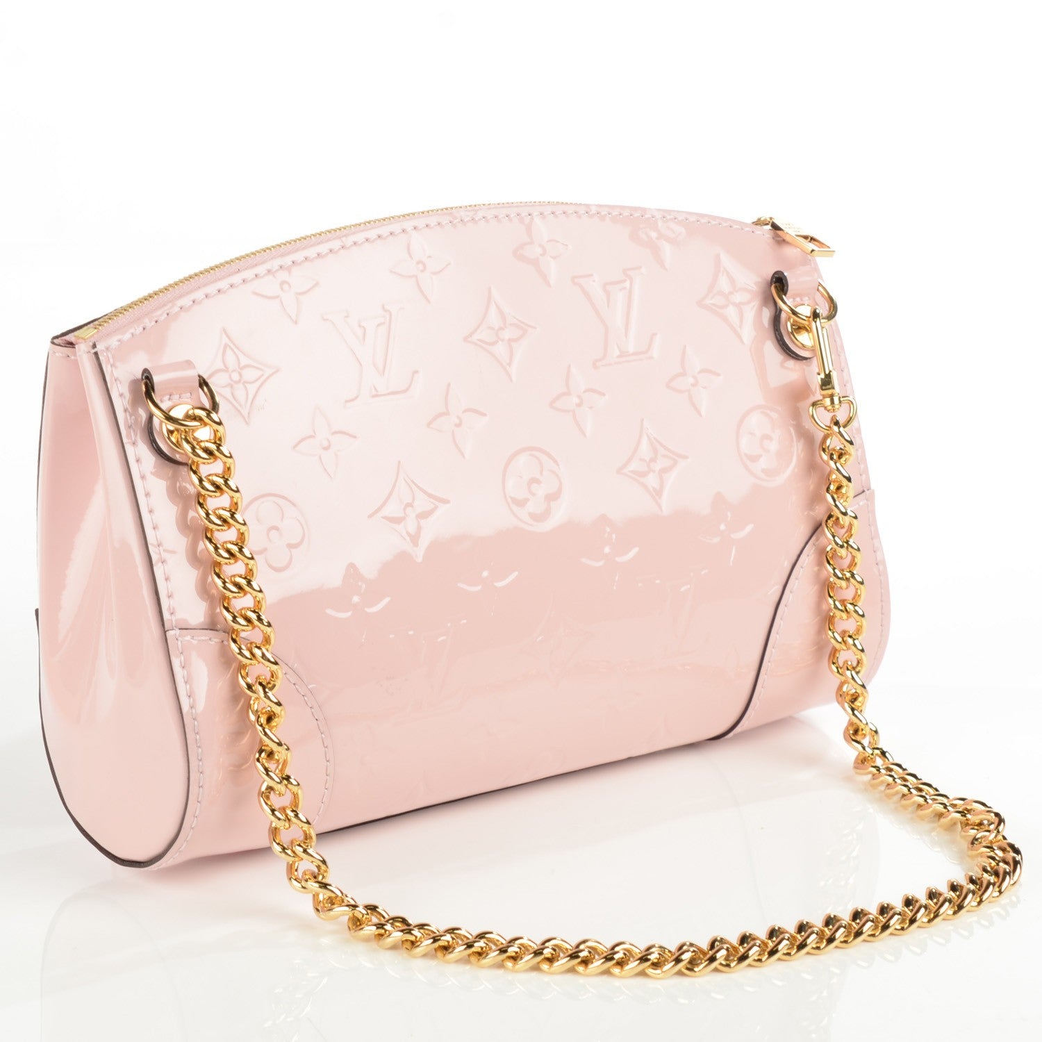 Louis Vuitton Vernis Santa Monica Clutch Rose Ballerine 3 of 7