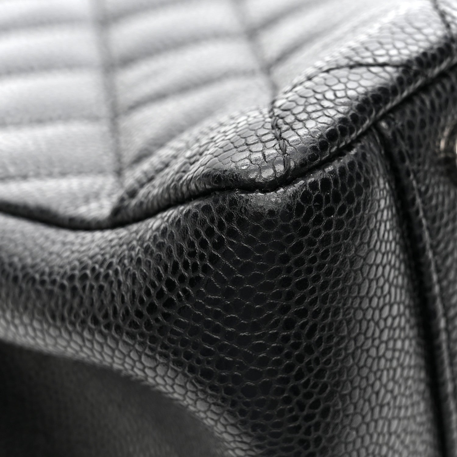 Chanel Caviar Quilted XL Grand Shopping Tote GST Black 13 of 13
