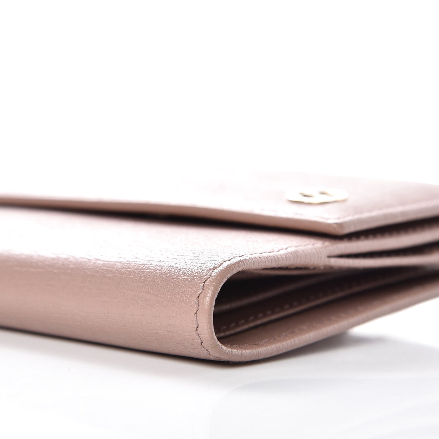 Calfskin Interlocking G French Flap Wallet Antique Rose