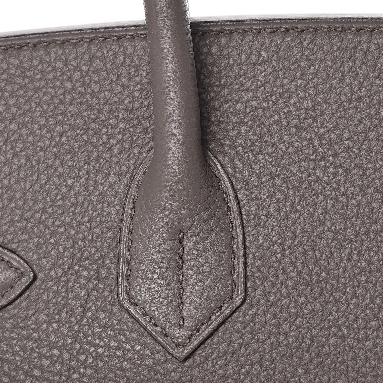 Hermes Togo Birkin 30 Etain 28 of 35