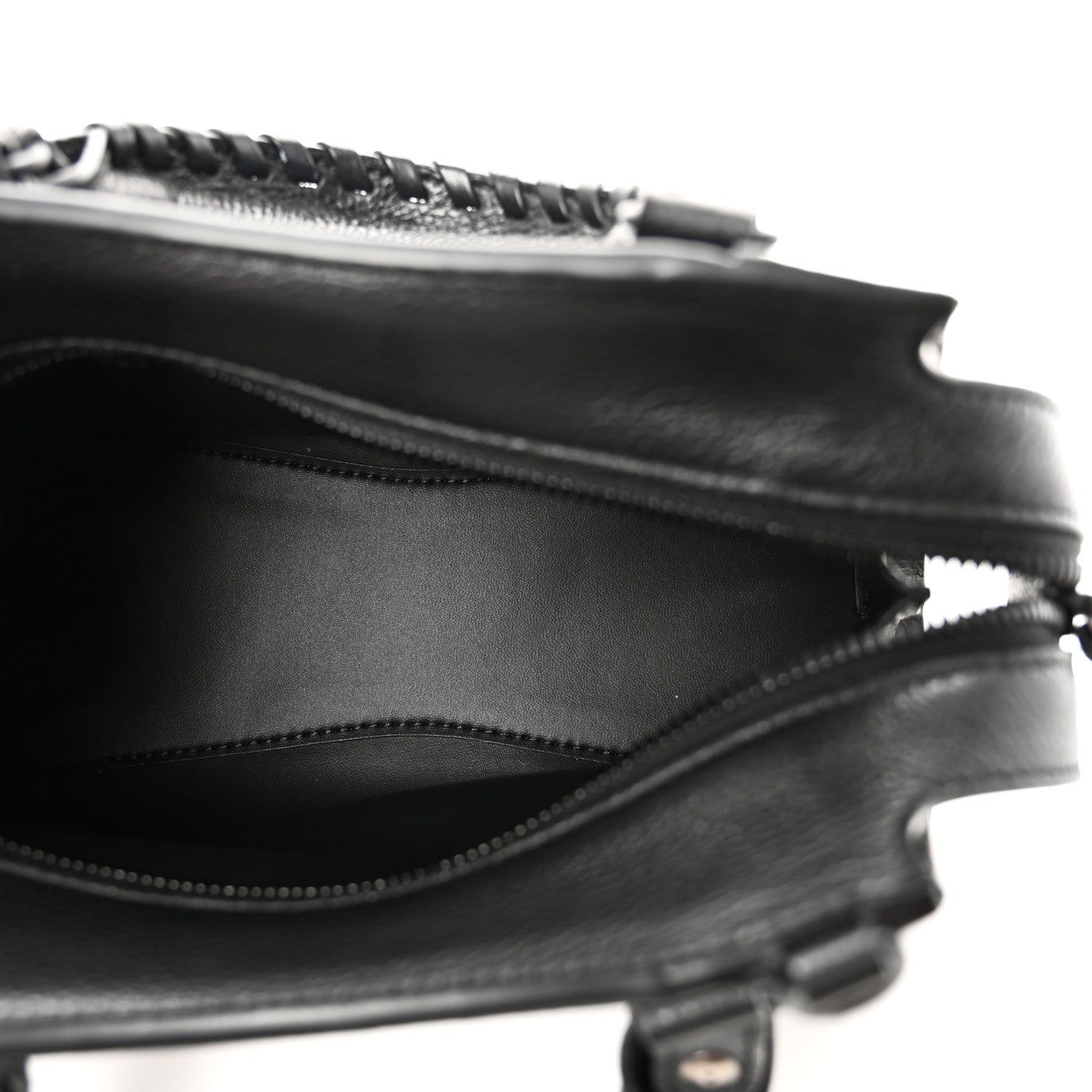 Balenciaga Grained Calfskin Neo Classic Black Hardware Mini City Black 5 of 9