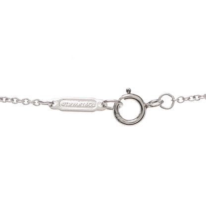 Tiffany Platinum Diamond Circlet Drop Pendant Necklace 4 of 6