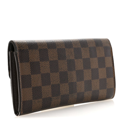 Louis Vuitton Damier Ebene Emilie Wallet 3 of 9