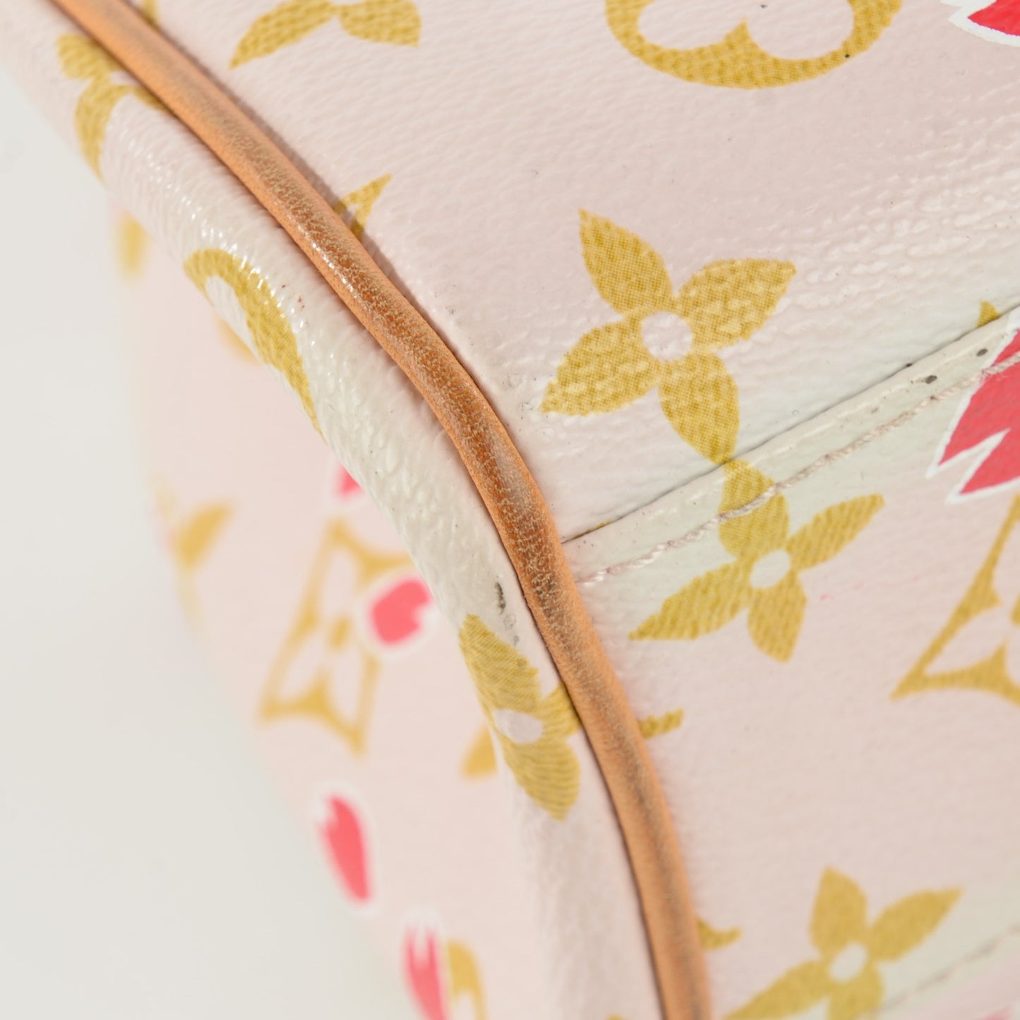 Monogram Cherry Blossom Sac Retro Bag Red
