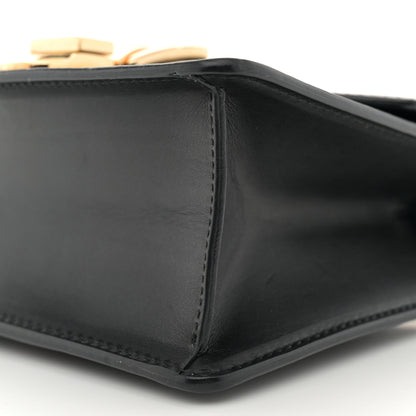 Gucci Calfskin Mini Sylvie Chain Shoulder Bag Black 10 of 13