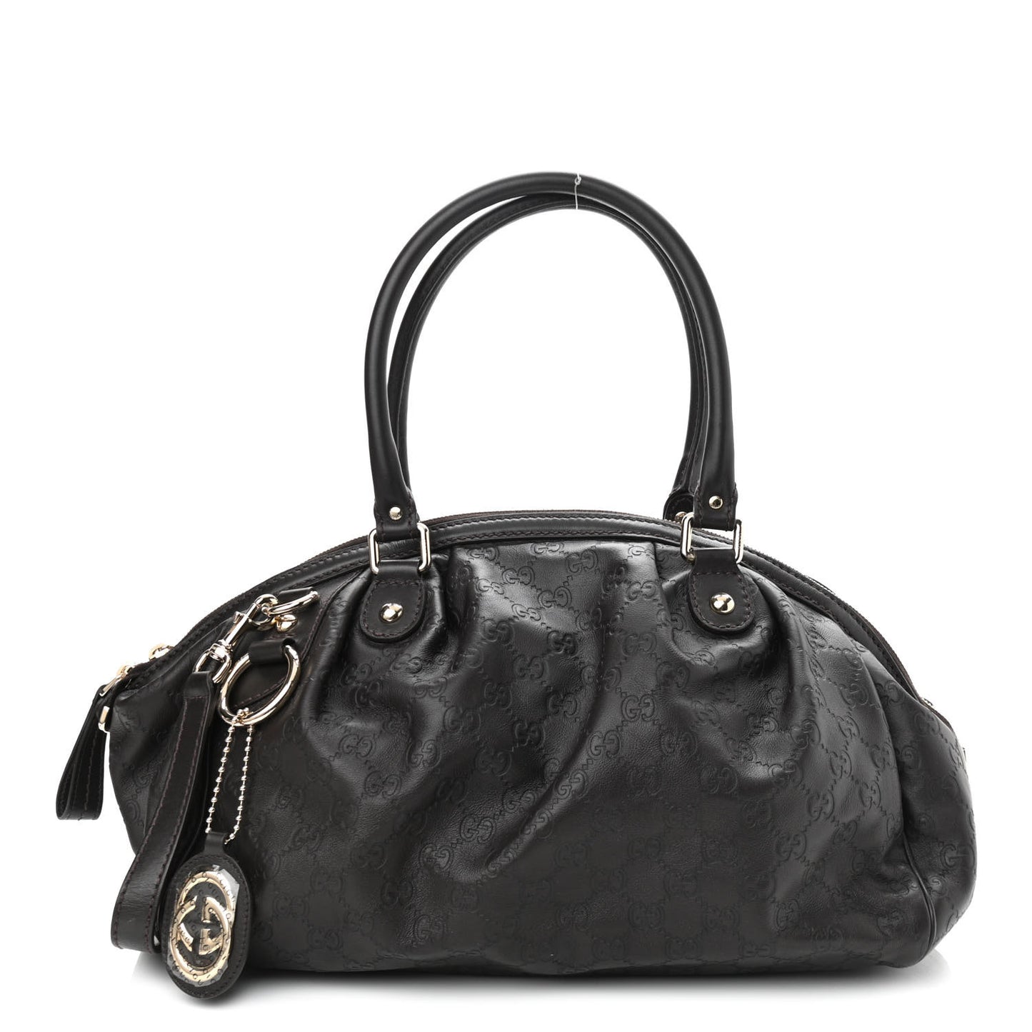 Guccissima Medium Sukey Boston Chocolate