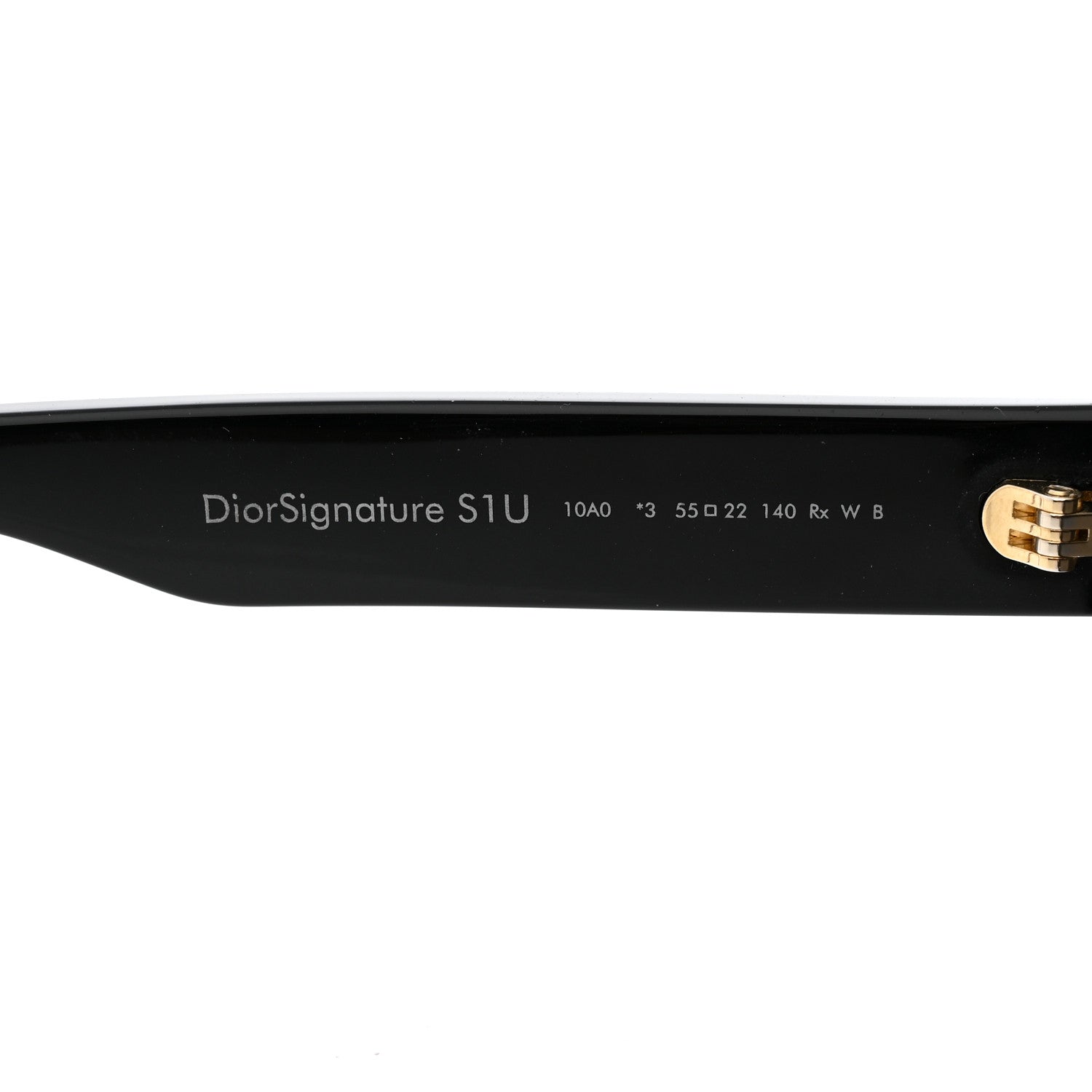 Christian Dior Acetate Diorsignature S1U Square Sunglasses Black 5 of 9