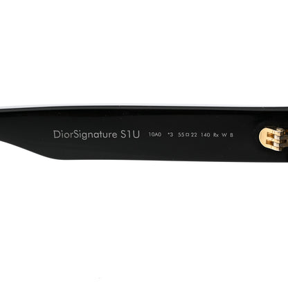 Christian Dior Acetate Diorsignature S1U Square Sunglasses Black 5 of 9