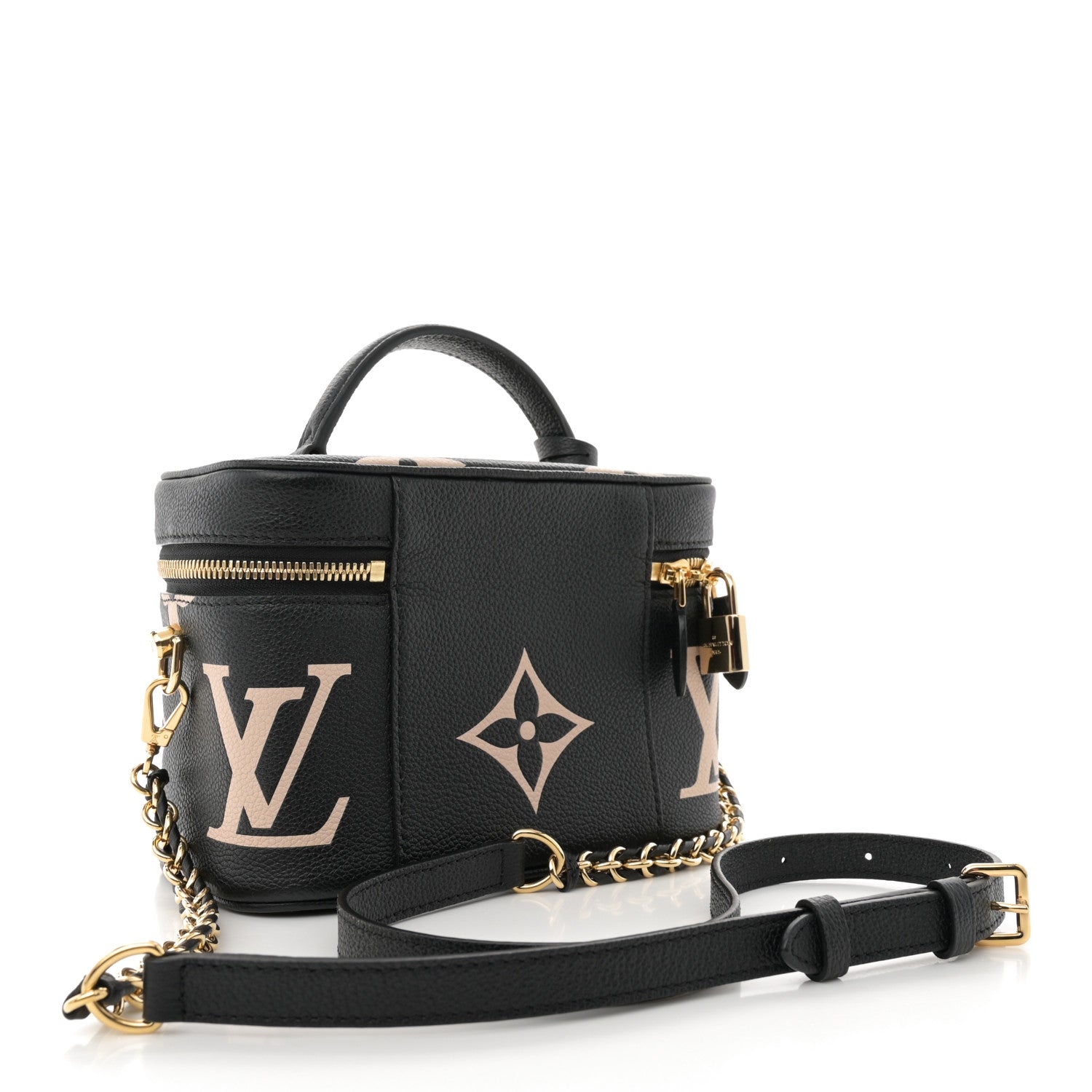 Louis Vuitton Empreinte Monogram Giant Vanity PM Black Beige 3 of 9