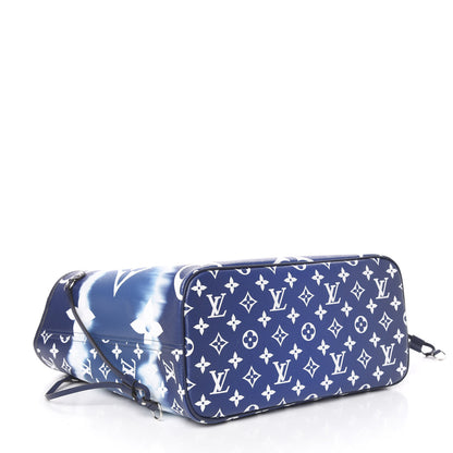 Louis Vuitton Monogram Escale Neverfull MM Blue 5 of 12