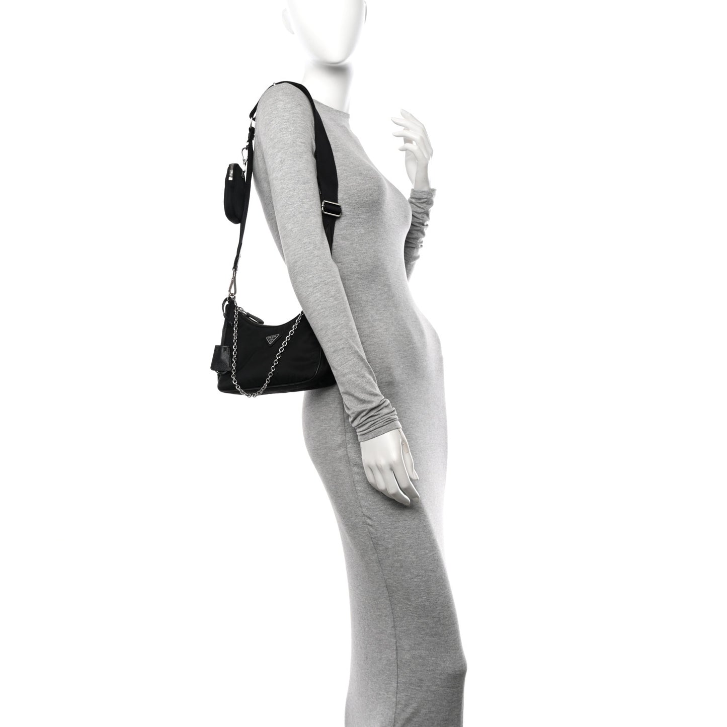 Nylon Re-Edition 2005 Shoulder Bag Black