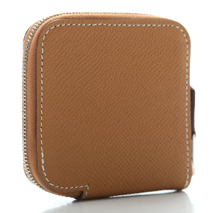 Hermes Epsom Silk'in Coin Purse Sesame 2 of 4
