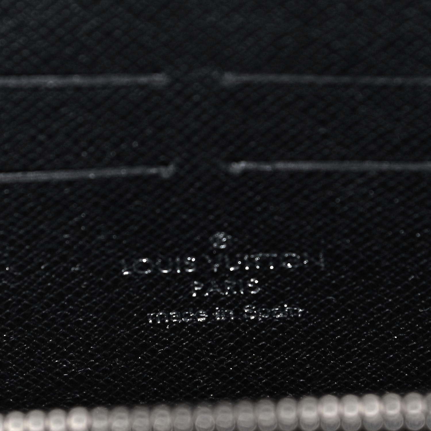 Louis Vuitton Epi Zippy Wallet Black 6 of 6