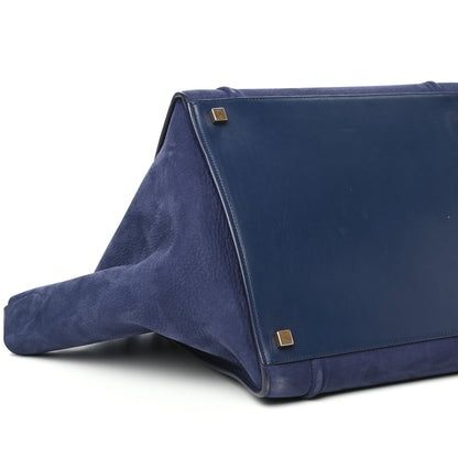 Celine Nubuck Calfskin Medium Phantom Luggage Navy 8 of 9