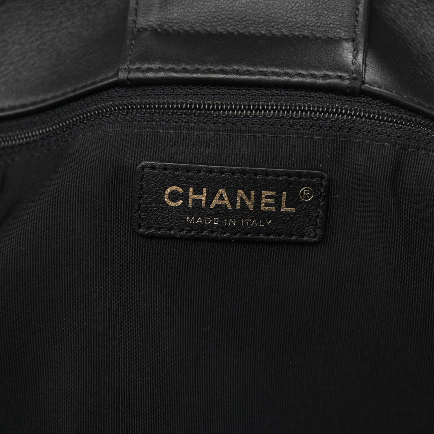 Chanel Lambskin Quilted Large Classic Shopping Tote Black 6 of 11