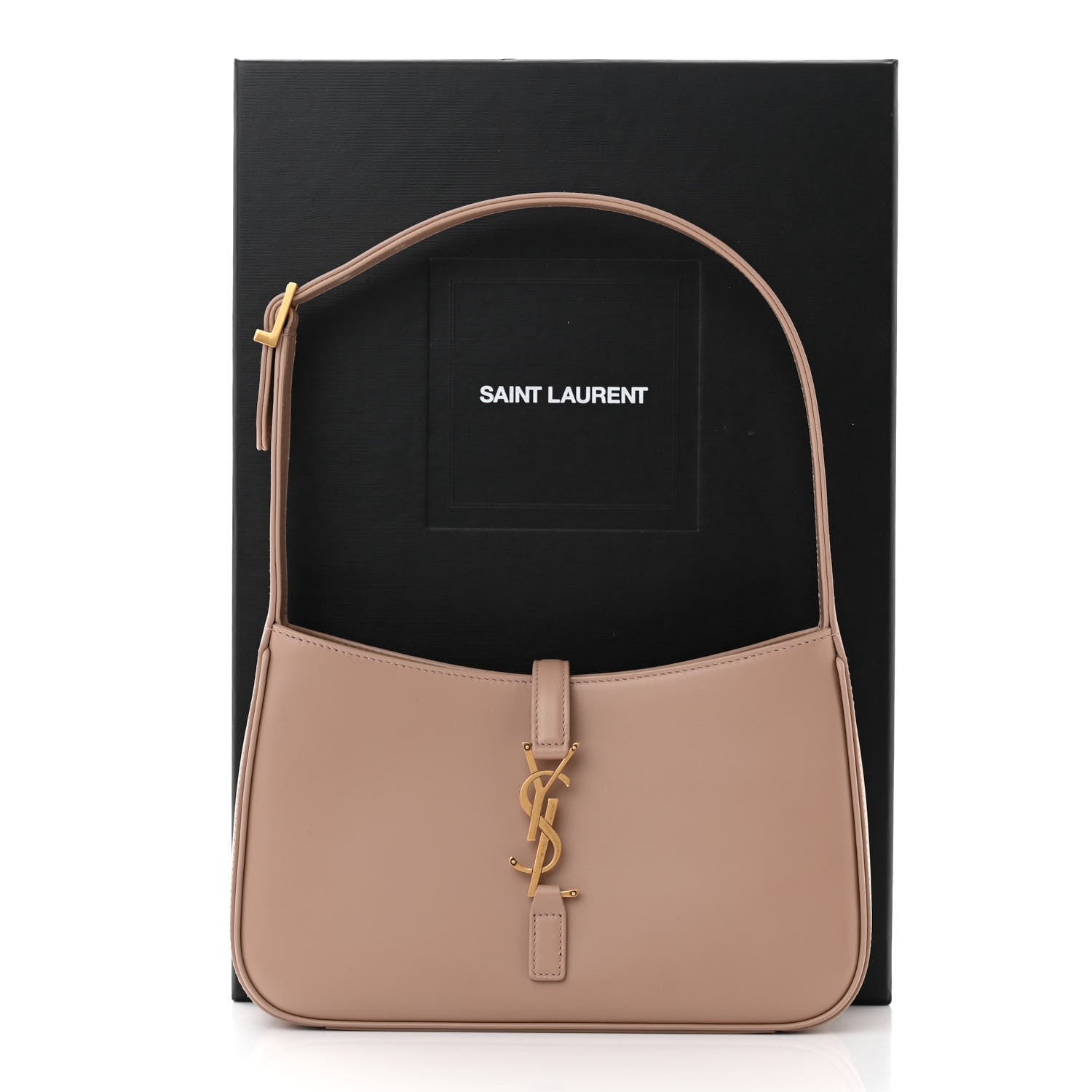 Saint Laurent Smooth Calfskin Le 5 A 7 Hobo Rosy Sand 11 of 11