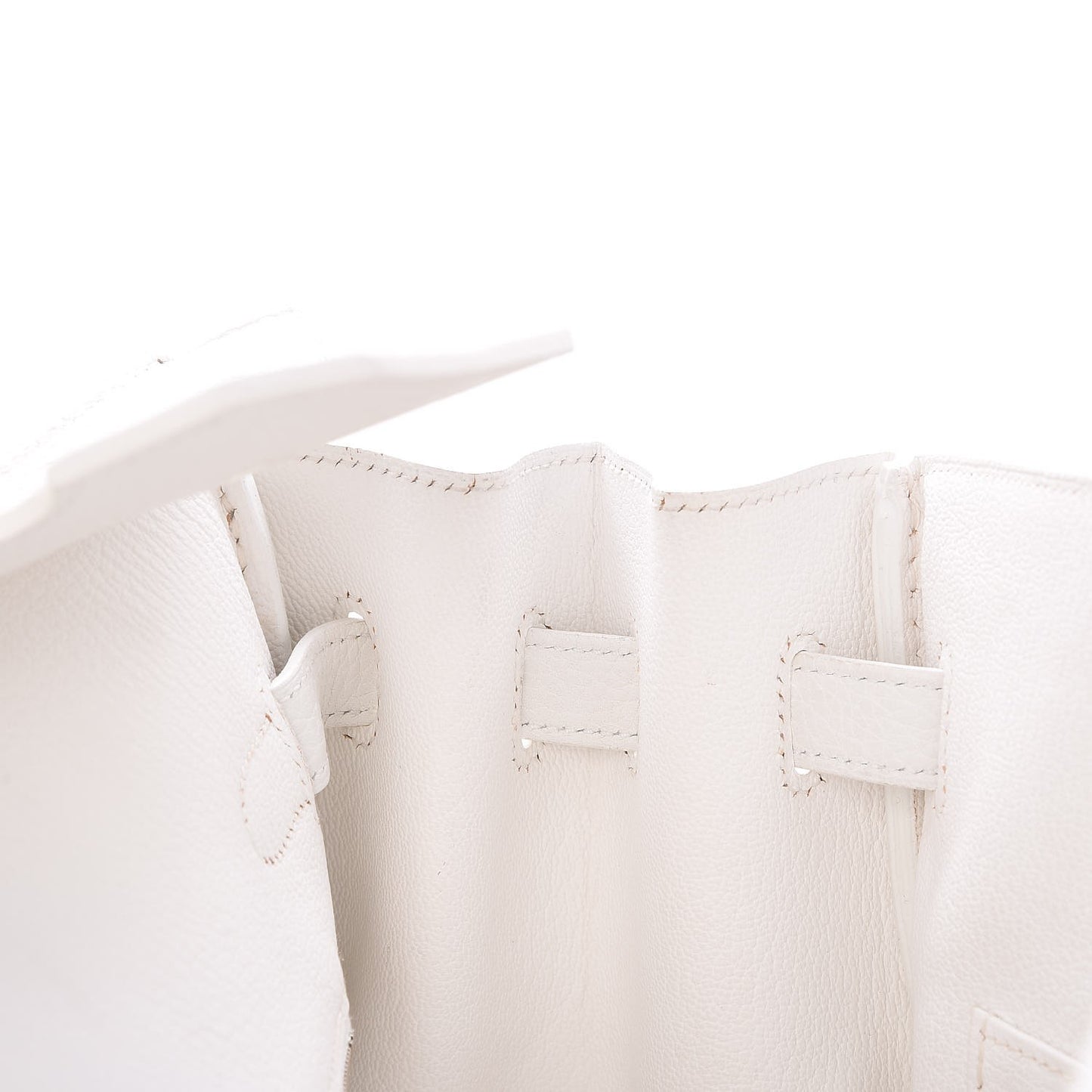 Taurillon Clemence Birkin 35 White