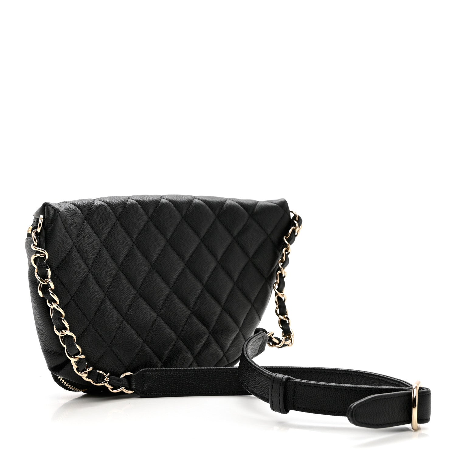 Chanel Caviar Quilted Business Affinity Waist Belt Bag Black 3 of 7