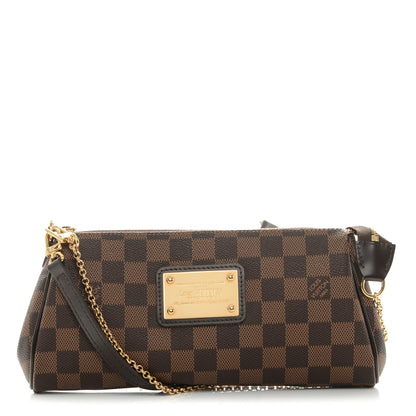Louis Vuitton Damier Ebene Eva Clutch 1 of 7