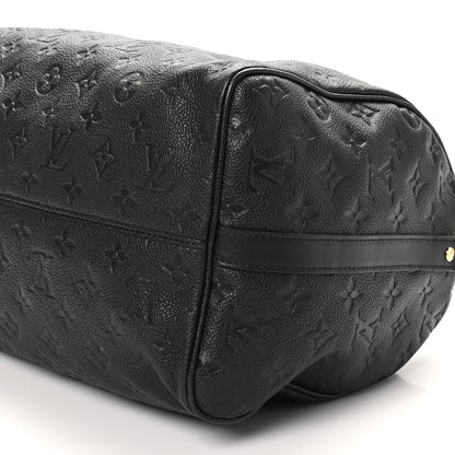 Louis Vuitton Empreinte Monogram Speedy Soft 30 Black 9 of 10