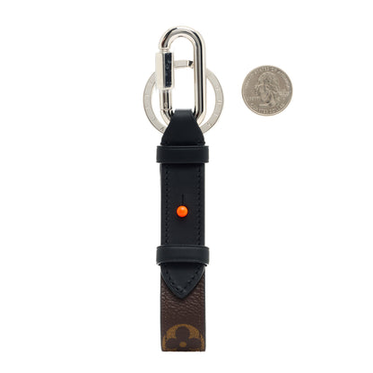 Louis Vuitton Monogram Dragonne Bag Charm Key Holder Orange 2 of 5