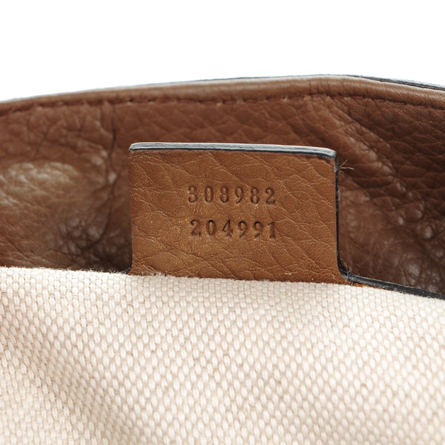 Pebbled Calfskin Medium Soho Chain Shoulder Bag Maple Brown